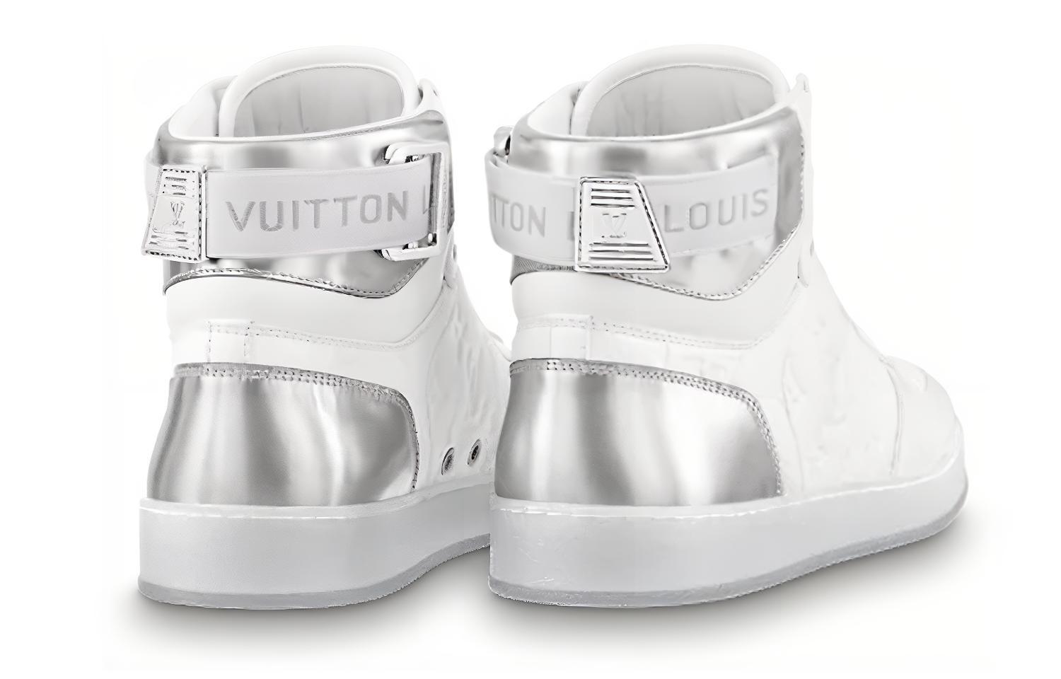 Shop 路易威登 Rivoli 時尚板鞋 男款 銀白