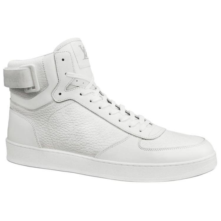 Order Louis Vuitton Rivoli Knöchel-Sneaker ''Weiß Texturiert'' 1A5USL