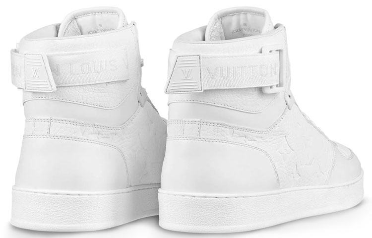 Lookbook Louis Vuitton Rivoli Knöchel-Sneaker ''Weiß Texturiert'' 1A5USL