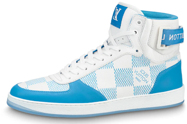 Louis Vuitton Rivoli Sneakers Alte ''Bianco con Quadri Blu'' 1AA0D5 Buy Louis Vuitton Rivoli Sneakers Alte ''Bianco con Quadri Blu'' 1AA0D5