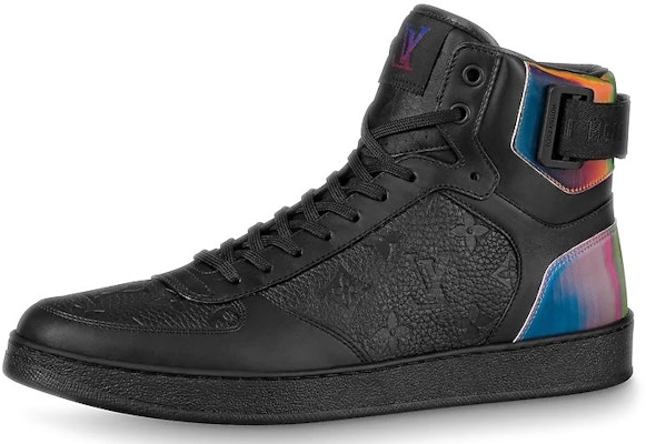 Louis Vuitton Rivoli Ankle Sneakers Rivoli 'Black with Iridescent Back' 1A7S7 Buy Louis Vuitton Rivoli Ankle Sneakers Rivoli 'Black with Iridescent Back' 1A7S7