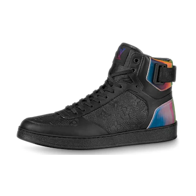 LV Rivoli Ankle Sneakers Rivoli 'Black with Iridescent Back'