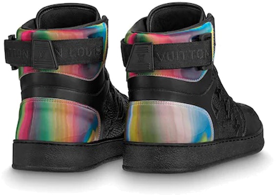 Louis Vuitton Rivoli Ankle Sneakers Rivoli 'Black with Iridescent Back' 1A7S7 Order Louis Vuitton Rivoli Ankle Sneakers Rivoli 'Black with Iridescent Back' 1A7S7