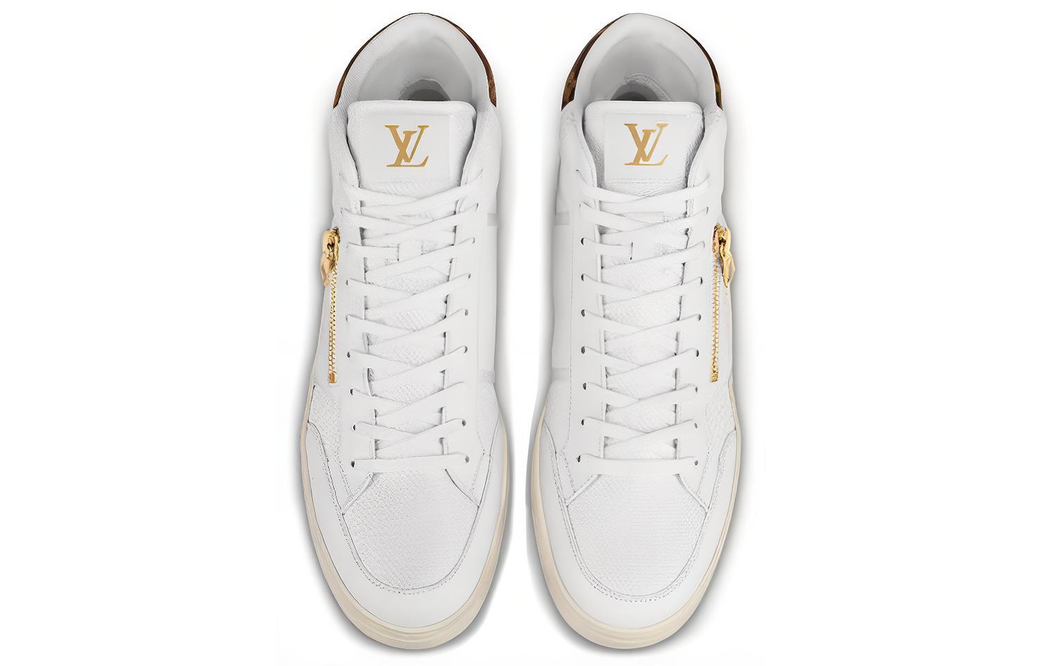 Shop Louis Vuitton Rivoli High-Top Canvas ''Monogram Blanc'' 1A5EML