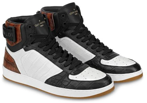 Louis Vuitton Rivoli High ''Embossed Croc Zwart Wit Bruin'' 1A4UFI Order Louis Vuitton Rivoli High ''Embossed Croc Zwart Wit Bruin'' 1A4UFI