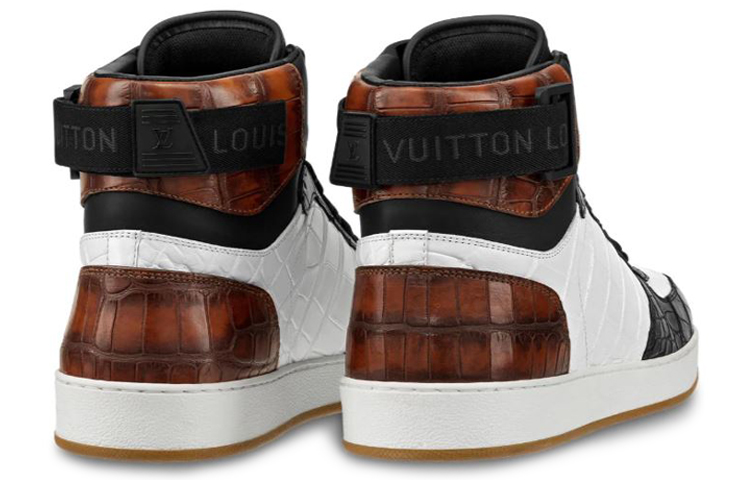 Lookbook Louis Vuitton Rivoli High ''Embossed Croc Zwart Wit Bruin'' 1A4UFI