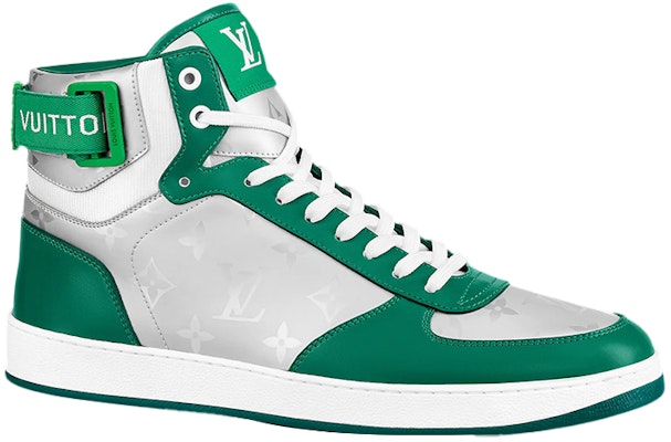 Louis Vuitton Rivoli Ankle Sneakers 'Silver Green' 1A9J6F Order Louis Vuitton Rivoli Ankle Sneakers 'Silver Green' 1A9J6F