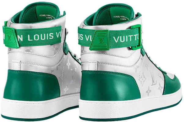 Louis Vuitton Rivoli Ankle Sneakers 'Silver Green' 1A9J6F Shop Louis Vuitton Rivoli Ankle Sneakers 'Silver Green' 1A9J6F