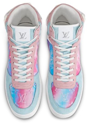 Louis Vuitton Rivoli Ankle Sneakers 'Blue Pink' 1A5HEP Shop Louis Vuitton Rivoli Ankle Sneakers 'Blue Pink' 1A5HEP