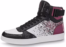Louis Vuitton Rivoli Ankle Sneakers 'Metallic Purple with Black Monogram' 1A5YK Louis Vuitton Rivoli Ankle Sneakers 'Metallic Purple with Black Monogram' 1A5YK