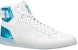Louis Vuitton Rivoli Ankle Sneakers 'Putih Monogram dengan Biru Metalik' 1A8V8Q