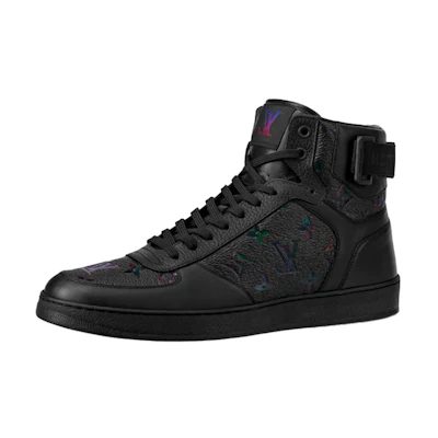 LV Rivoli Ankle Sneakers 'Black with Multi-color Monogram'