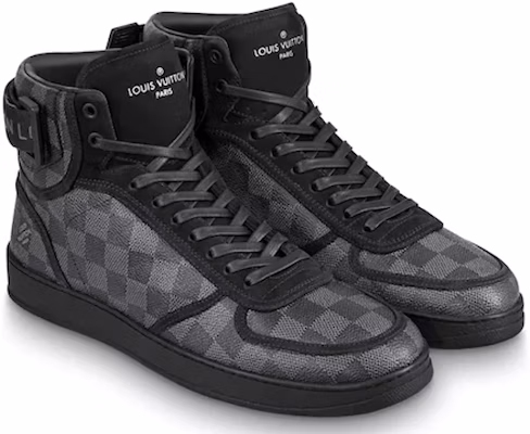 Sepatu Olahraga Louis Vuitton LV Rivoli Hitam/Abu-Abu 1A44W Lookbook Sepatu Olahraga Louis Vuitton LV Rivoli Hitam/Abu-Abu 1A44W