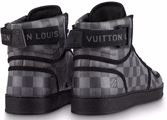Sepatu Olahraga Louis Vuitton LV Rivoli Hitam/Abu-Abu 1A44W Shop Sepatu Olahraga Louis Vuitton LV Rivoli Hitam/Abu-Abu 1A44W