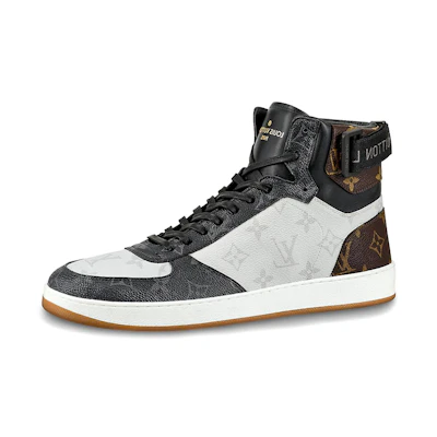 LV Rivoli Sneaker Boots 'Patched White Monogram'