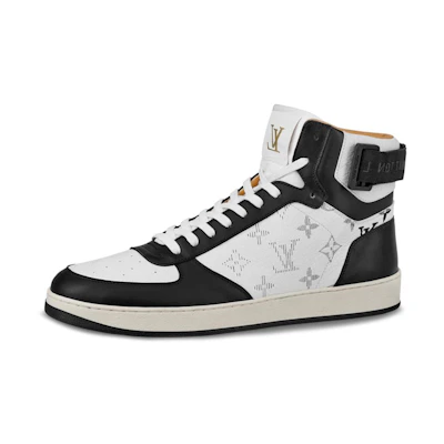 LV LV Rivoli Ankle Sneakers 'White Black'