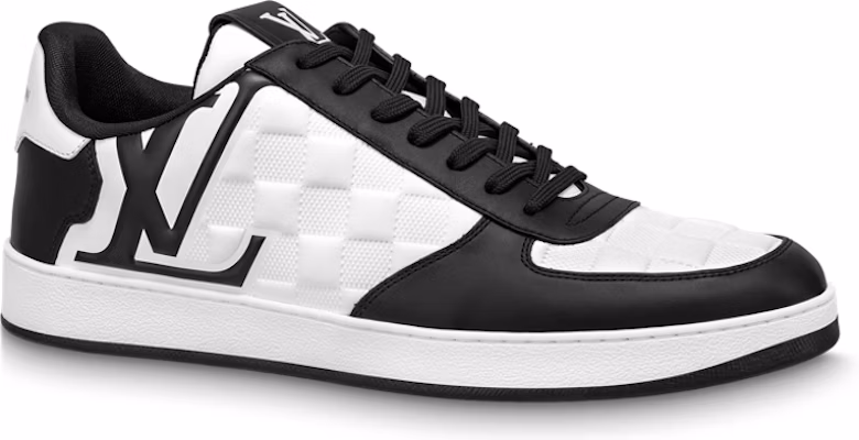 Louis Vuitton Rivoli Sneakers 'Putih Plaid dengan Logo Hitam di Sisi' 1ABFDZ Order Louis Vuitton Rivoli Sneakers 'Putih Plaid dengan Logo Hitam di Sisi' 1ABFDZ