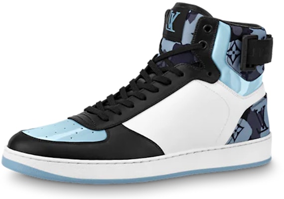 Louis Vuitton Rivoli Sneaker 'Hitam Putih Biru' 1A815Z Buy Louis Vuitton Rivoli Sneaker 'Hitam Putih Biru' 1A815Z