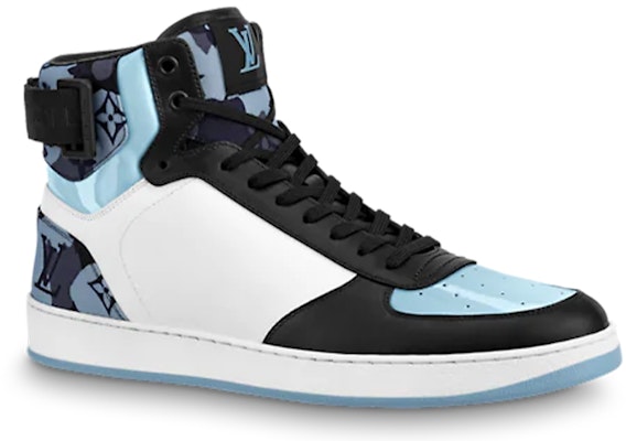 Louis Vuitton Rivoli Sneaker 'Hitam Putih Biru' 1A815Z Order Louis Vuitton Rivoli Sneaker 'Hitam Putih Biru' 1A815Z