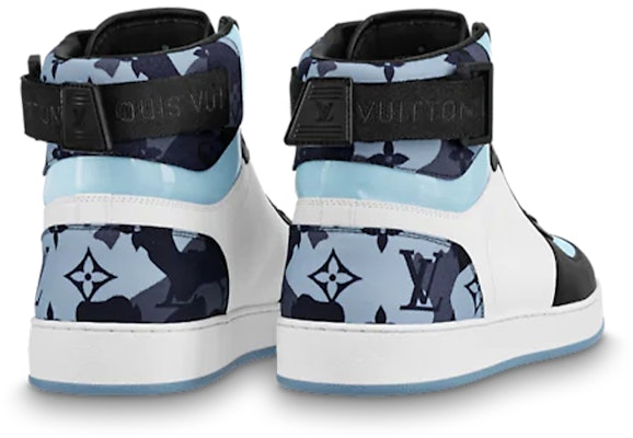 Louis Vuitton Rivoli Sneaker 'Hitam Putih Biru' 1A815Z Shop Louis Vuitton Rivoli Sneaker 'Hitam Putih Biru' 1A815Z