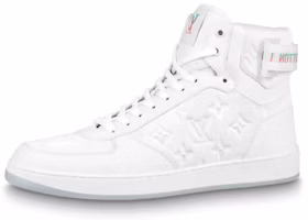Louis Vuitton Rivoli Ankle Sneakers 'White Monogram' 1A8K2D Louis Vuitton Rivoli Ankle Sneakers 'White Monogram' 1A8K2D