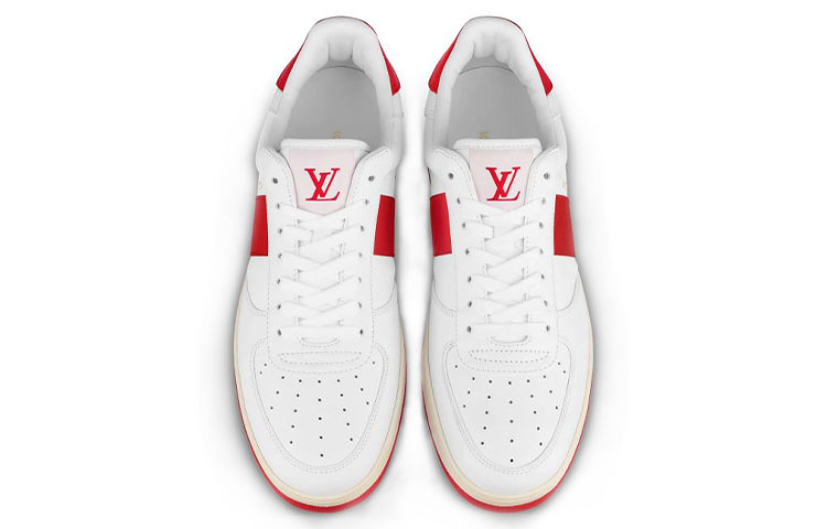 Shop 路易威登 Rivoli 运动鞋 '红白配色' 1A5YOL