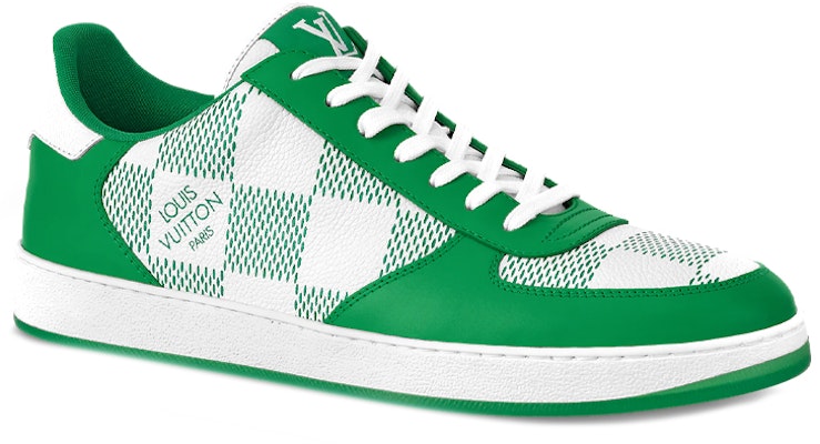 Louis Vuitton LV Rivoli Sepatu Sneaker 'Hijau dengan Kotak-kotak' 1A9ZFK Order Louis Vuitton LV Rivoli Sepatu Sneaker 'Hijau dengan Kotak-kotak' 1A9ZFK