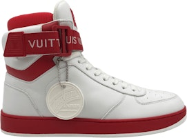 Louis Vuitton Rivoli Sneaker Boot 'White Red' 1A3MT3 Louis Vuitton Rivoli Sneaker Boot 'White Red' 1A3MT3