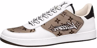 Louis Vuitton Rivoli Sneakers 'White with Vintage Monogram' 1ABF4L Louis Vuitton Rivoli Sneakers 'White with Vintage Monogram' 1ABF4L