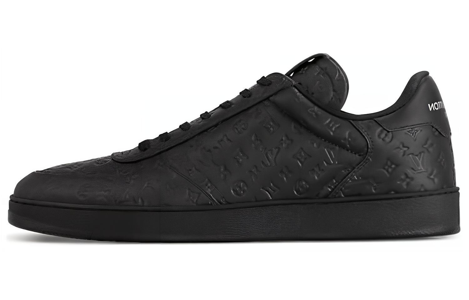 Louis Vuitton Rivoli Sneakers 'Black Mini Monogram' 1AARHO