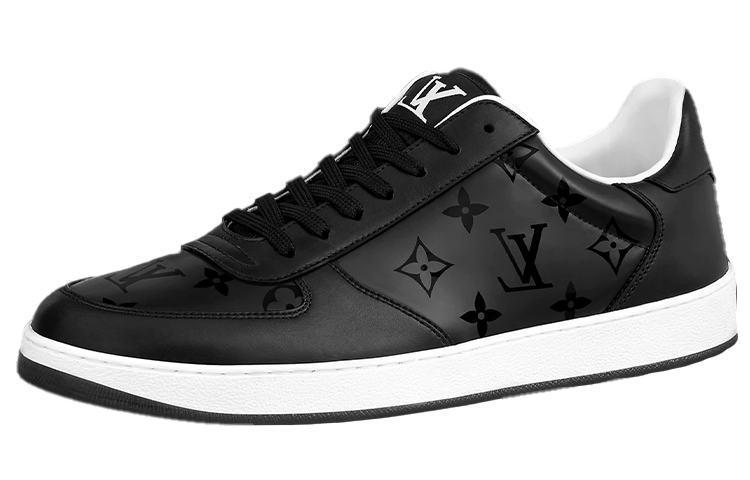 Louis Vuitton Rivoli Sneakers 'Black Monogram with White' 1A9FGZ