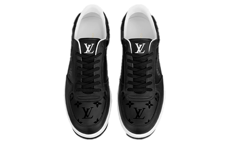 Lookbook Louis Vuitton Rivoli Zapatillas 'Monograma Negro con Blanco' 1A9FGZ