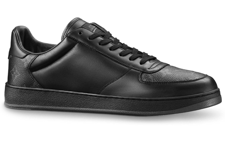 Order 路易威登 Rivoli 牛皮 平紋運動 時尚板鞋 男款 黑色