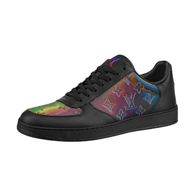 LV Rivoli Sneakers 'Black with Shell Shine Monogram'