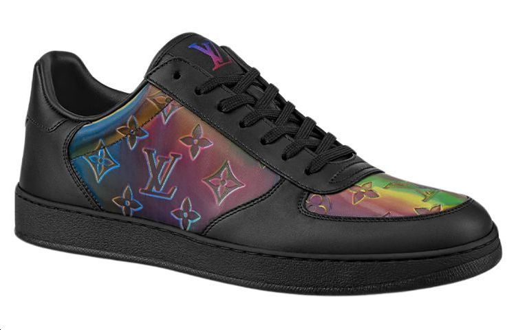Order Louis Vuitton Rivoli Sneakers ''Zwart met Glanzend Monogram'' 1A99NO