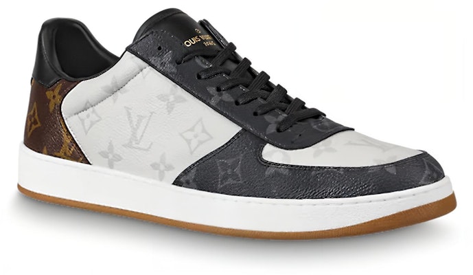 Louis Vuitton Rivoli Sneakers 'White Black Brown Monogram' 1A8WG6 Lookbook Louis Vuitton Rivoli Sneakers 'White Black Brown Monogram' 1A8WG6