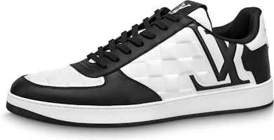 Louis Vuitton Rivoli Sneakers 'White Plaid with Black Side Logo' 1ABFDZ Louis Vuitton Rivoli Sneakers 'White Plaid with Black Side Logo' 1ABFDZ