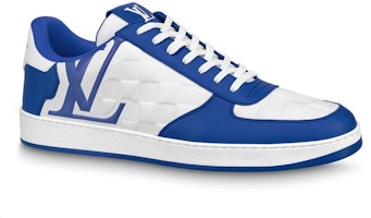 Louis Vuitton Rivoli Sneakers 'Putih Plaid dengan Logo Biru di Sisi' 1ABFEX Order Louis Vuitton Rivoli Sneakers 'Putih Plaid dengan Logo Biru di Sisi' 1ABFEX