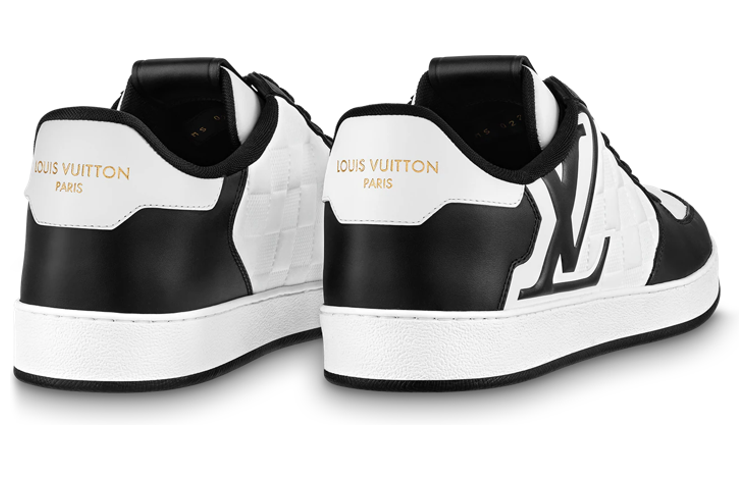 Lookbook LOUIS VUITTON Rivoli 皮革 低筒繫帶 時尚板鞋 男款 黑白