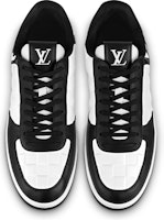 LOUIS VUITTON Rivoli 皮革 低筒繫帶 時尚板鞋 男款 黑白 Shop LOUIS VUITTON Rivoli 皮革 低筒繫帶 時尚板鞋 男款 黑白