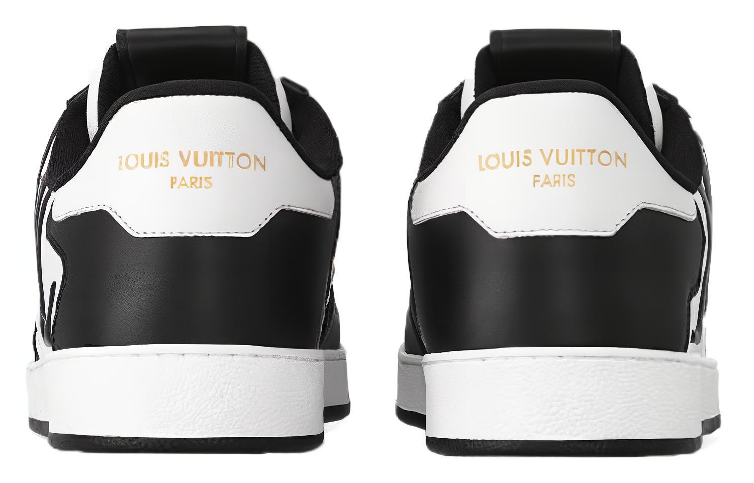 Purchase LOUIS VUITTON Rivoli 皮革 低筒繫帶 時尚板鞋 男款 黑白