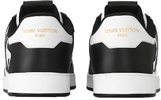 LOUIS VUITTON Rivoli 皮革 低筒繫帶 時尚板鞋 男款 黑白 Purchase LOUIS VUITTON Rivoli 皮革 低筒繫帶 時尚板鞋 男款 黑白