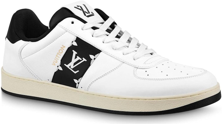 路易威登 Rivoli 牛皮 系带 低帮 时尚板鞋 白黑 Order 路易威登 Rivoli 牛皮 系带 低帮 时尚板鞋 白黑