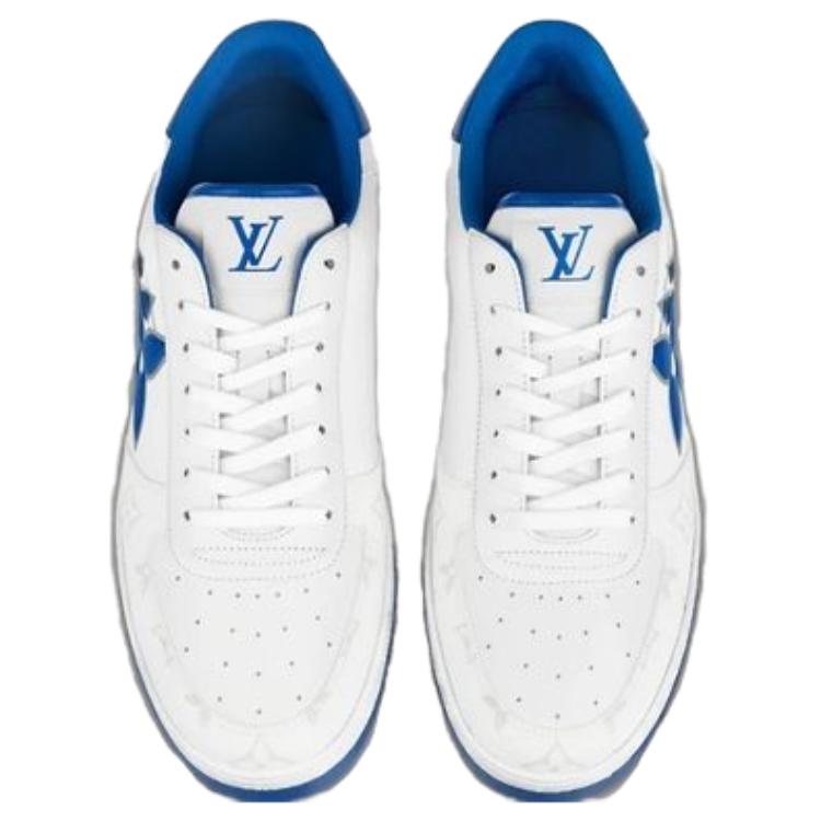 Lookbook Louis Vuitton Rivoli Sneakers ''Weiß mit Monogramm und Blau'' 1AA44S