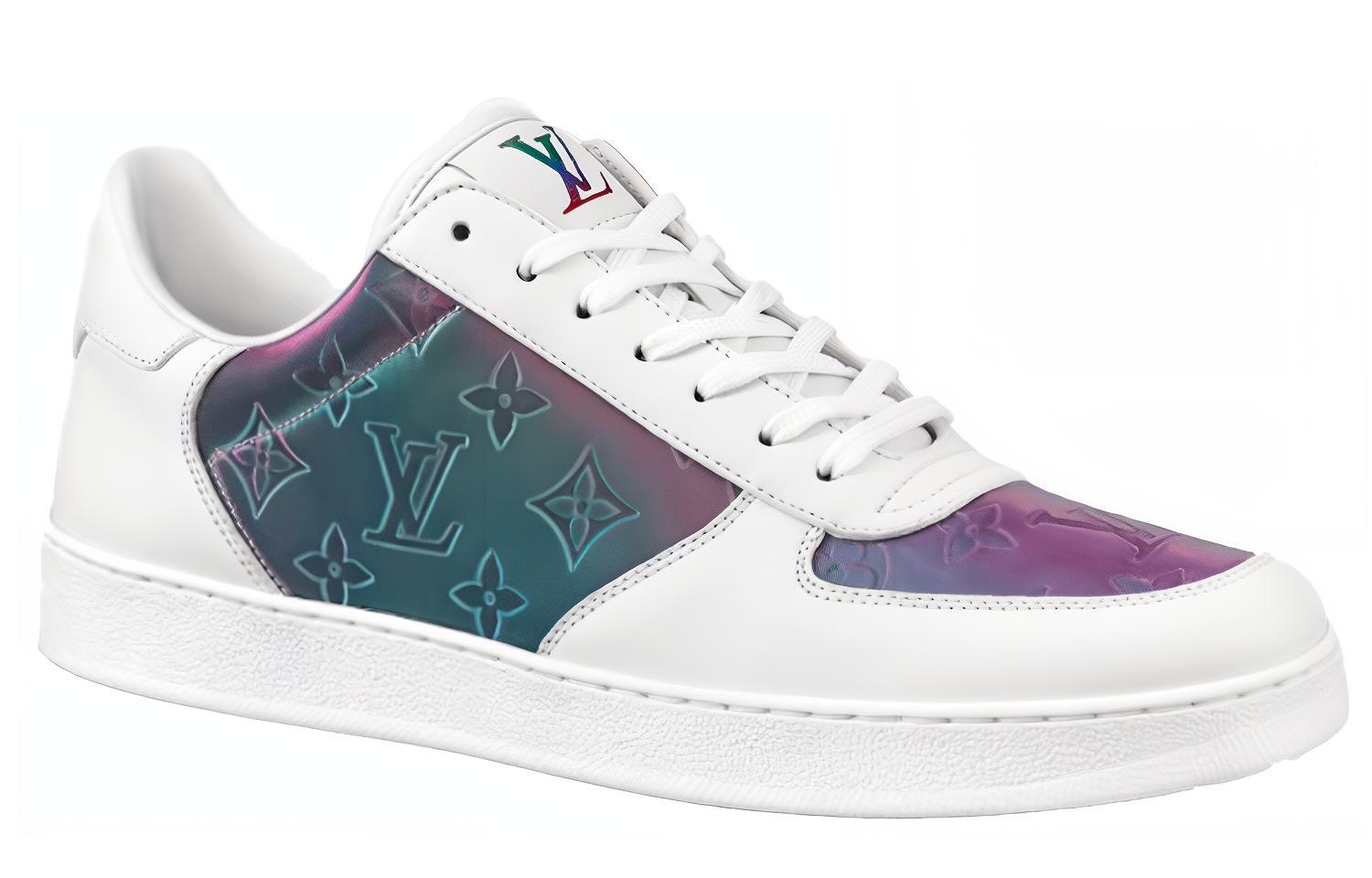 Order 路易威登 (LOUIS VUITTON) Monogram 鏈條 低幫休閒 時尚板鞋 男款 白色