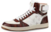 Buy Louis Vuitton Rivoli Wit Bruin ''Croc Print Hoge Sneakers'' 1A5I2T