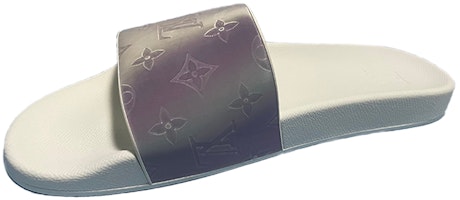 Louis Vuitton Round Toe Open Flat Slide 'Purple' 1A8WA9 Louis Vuitton Round Toe Open Flat Slide 'Purple' 1A8WA9