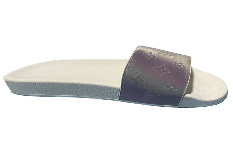 Order Sandal Louis Vuitton Ujung Bulat Terbuka 'Ungu' 1A8WA9