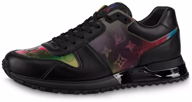 Louis Vuitton Run Away Sneakers 'Black with Colorful Monogram' 1A7YKC Louis Vuitton Run Away Sneakers 'Black with Colorful Monogram' 1A7YKC
