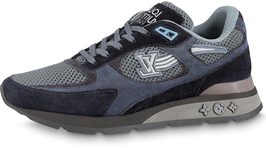 路易威登 Run Away 時尚綁帶運動鞋 藍黑 Buy 路易威登 Run Away 時尚綁帶運動鞋 藍黑